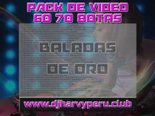 PACK EXCLUSIVO 2026 60 70 80tas Baladas Oro_11zon Pack Exclusivo de Video RETRO 60TAS 70TAS 80TAS - Baladas de Oro